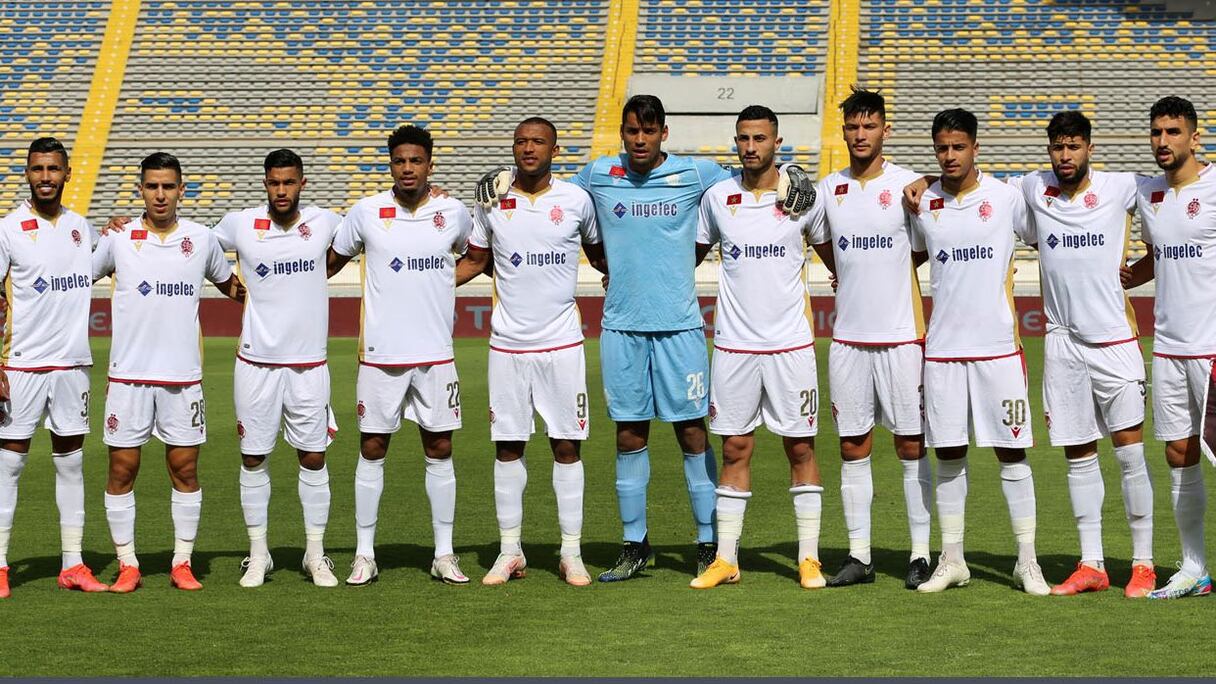 Les joueurs du Wydad de Casablanca.