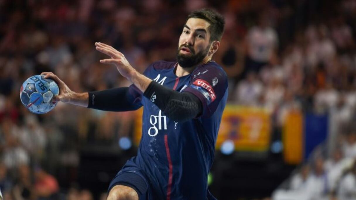 Le demi-centre du Paris-SG, Nikola Karabatic, lors du Final Four face au HC Vardar, à Cologne, le 27 mai 2018.
