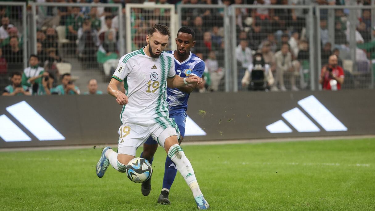 Amine Gouiri, joueur de Rennes et de la sélection d'Algérie