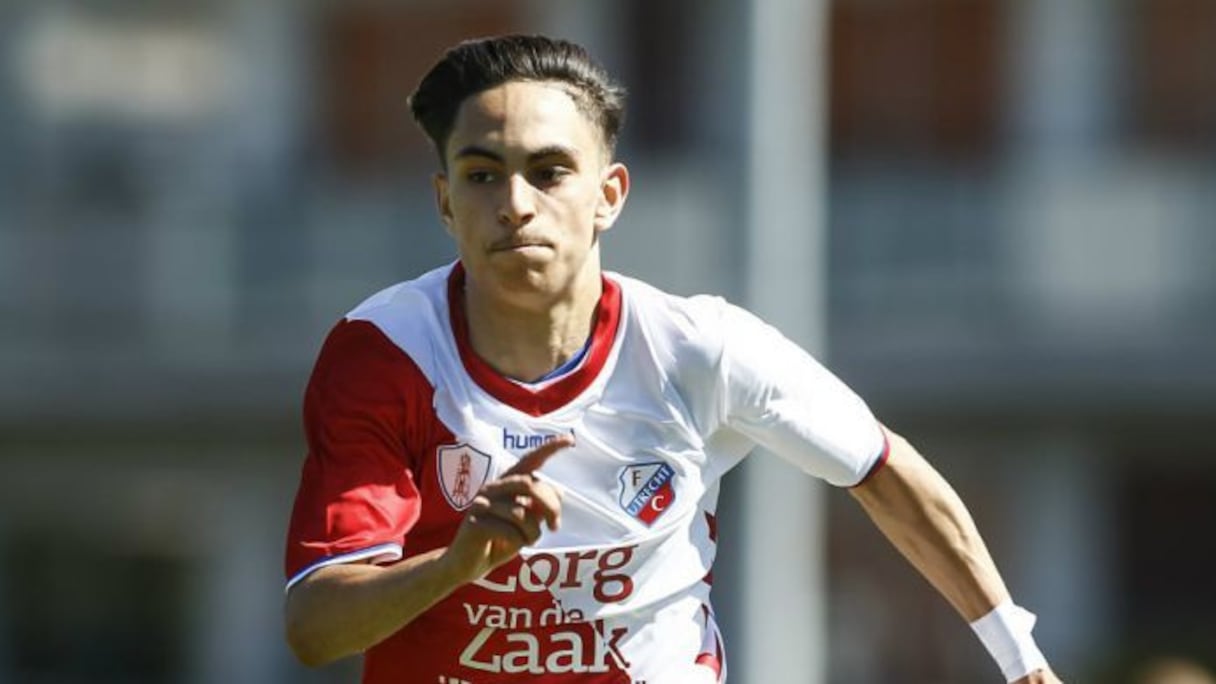 Othman Boussaid, espoir belgo-marocain du FC Utrecht.