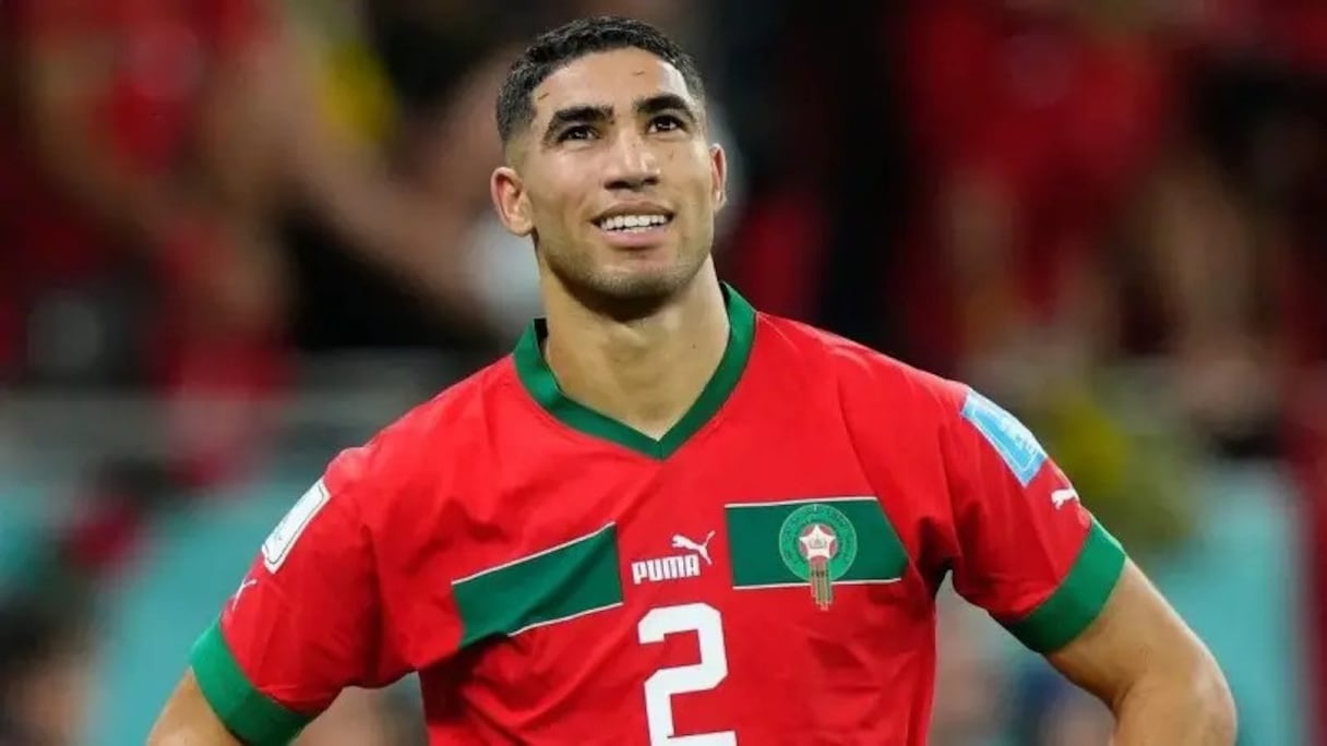 Achraf Hakimi, joueur arabe le plus cher de la CAN 2023