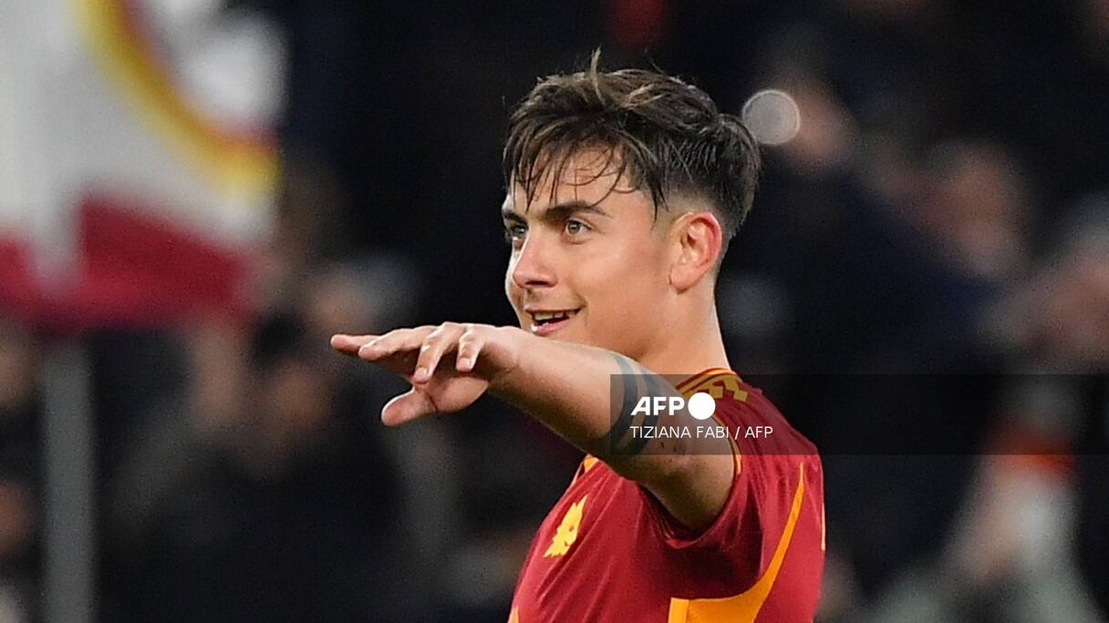 Paulo Dybala, joueur de la Roma