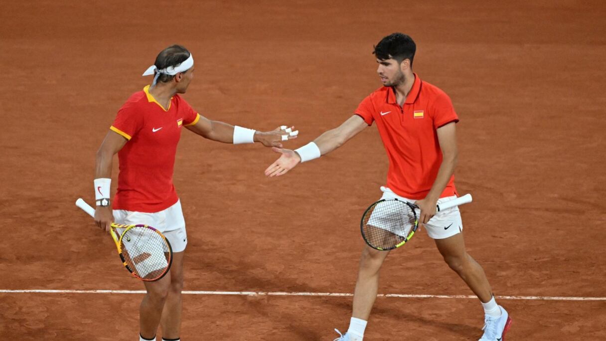 Rafael Nadal et Carlos Alcaraz.