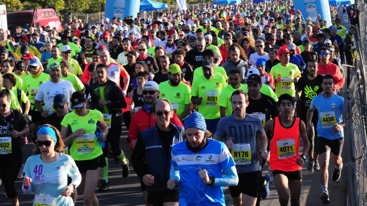 Le Marathon international de Marrakech.