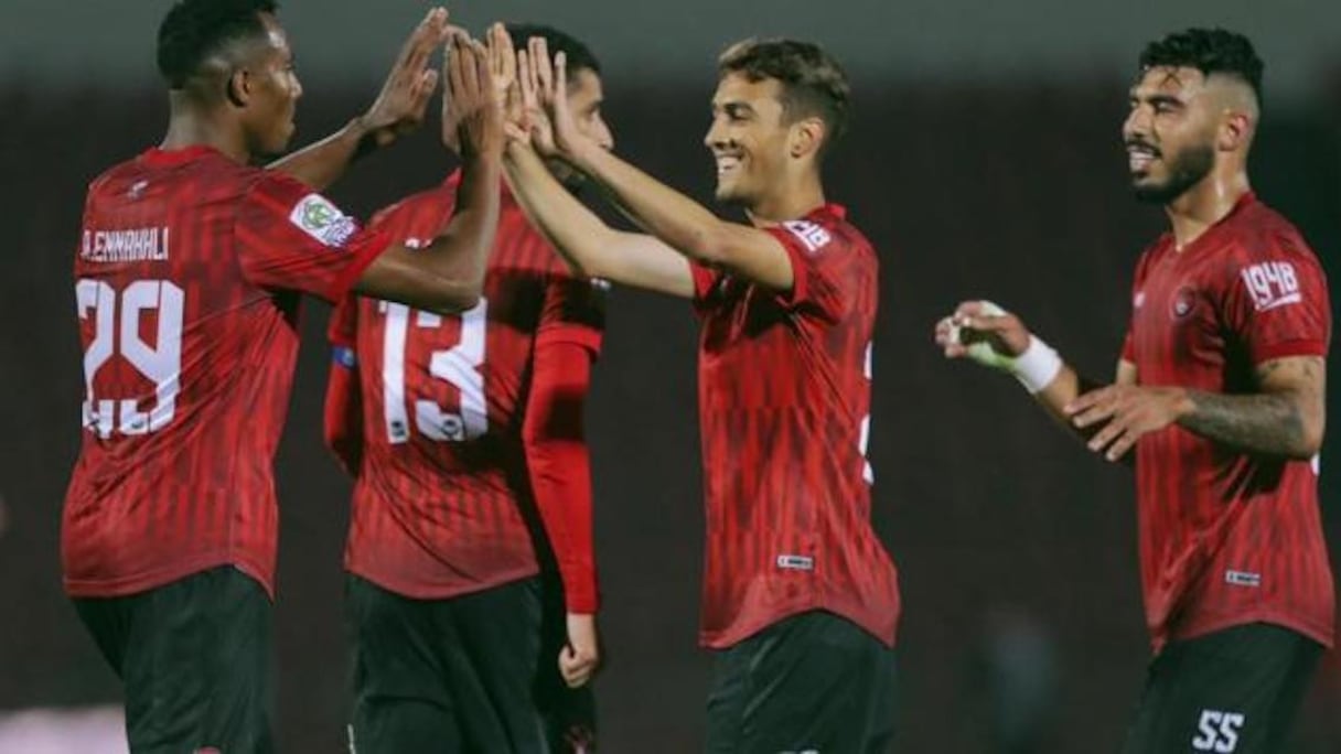 Des joueurs du Chabab de Mohammédia.