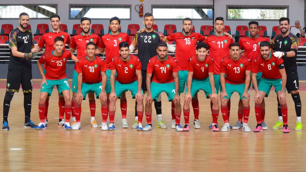 Les Lions de l'Atlas de futsal.