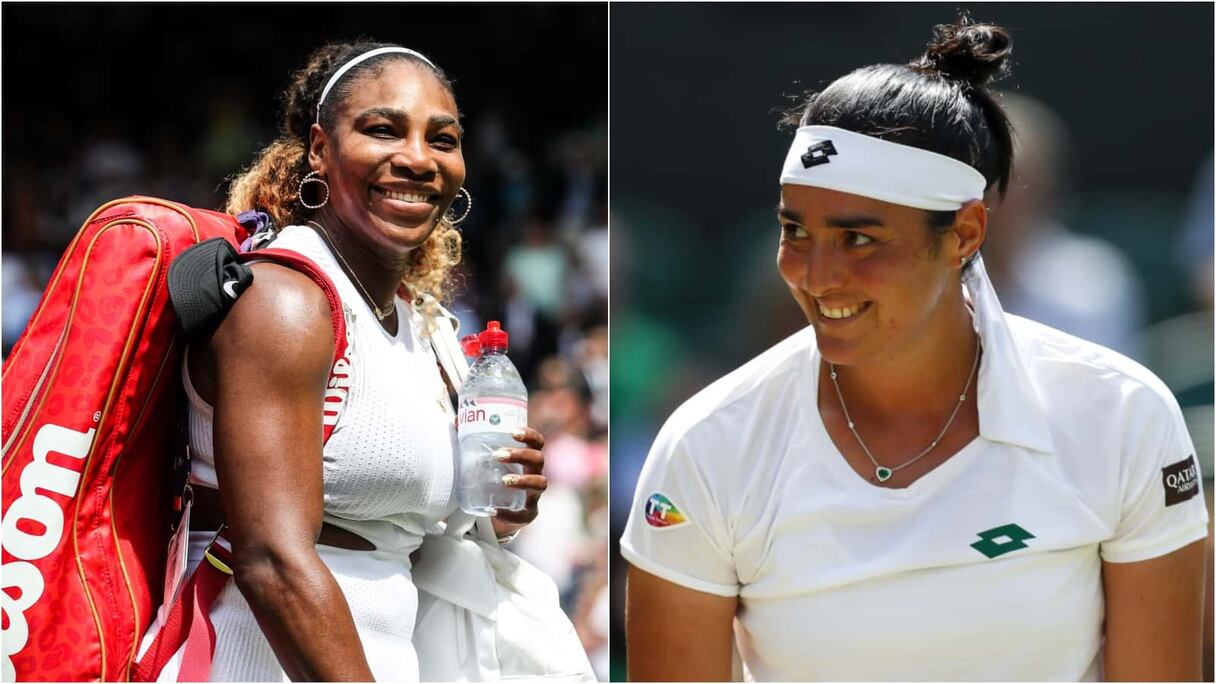 Ons Jabeur et Serena Williams.