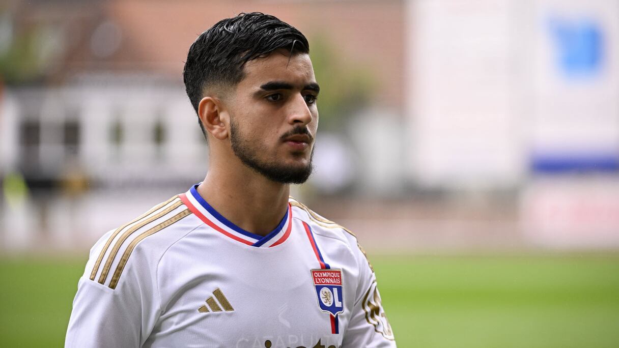 Mohammed El Arouch sous le maillot de l'Olympique Lyonnais.