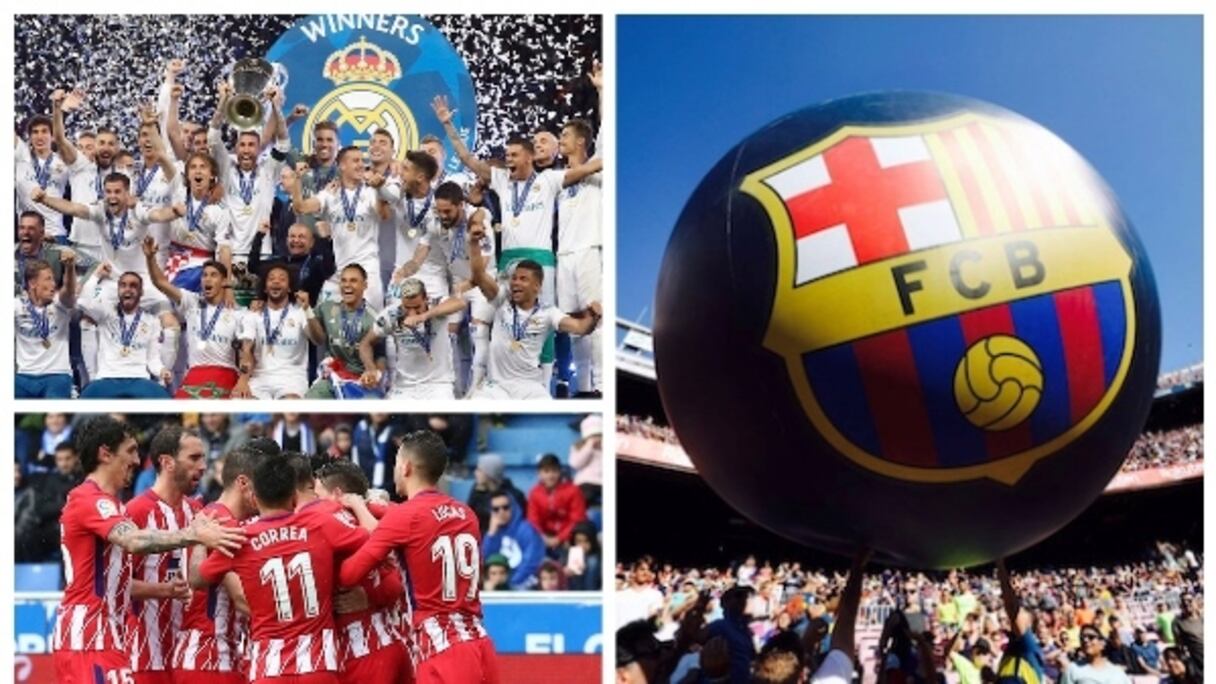 Match de clasico espagnol entre le Real Madrid et le FC Barcelone.