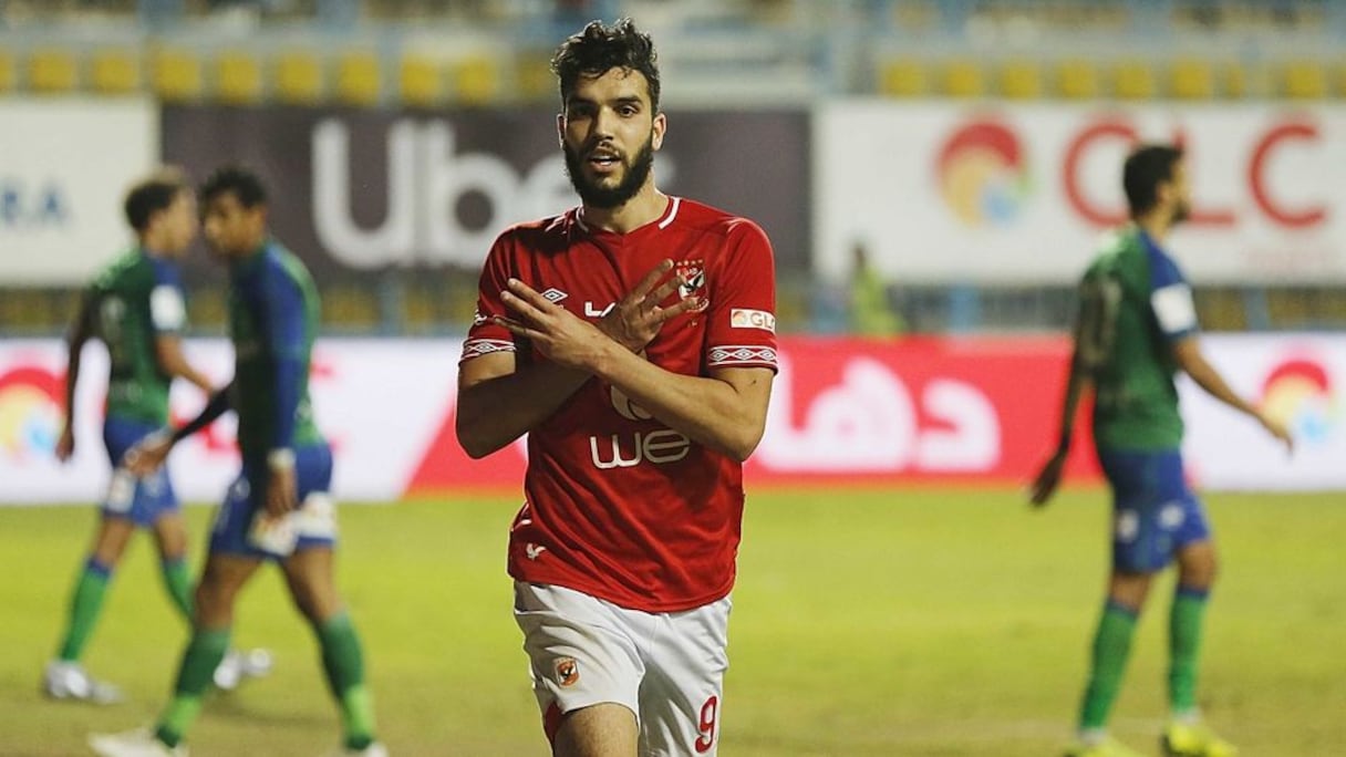 Walid Azaro sous les couleurs d'Al Ahly.