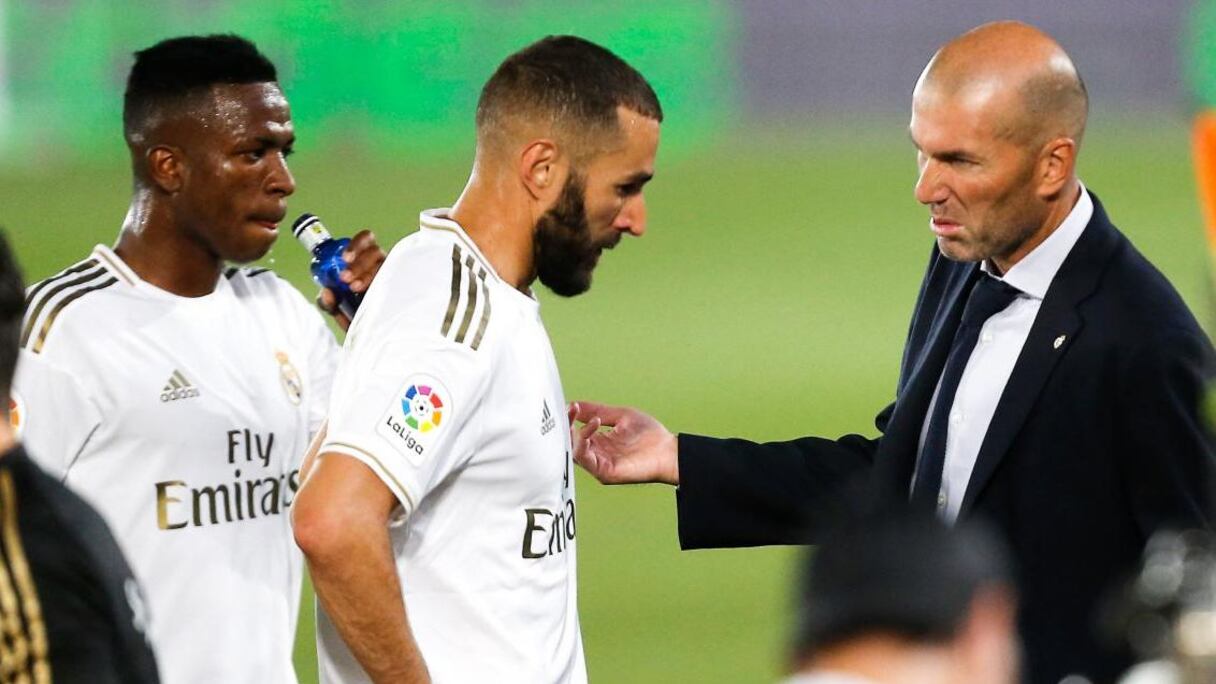 Zidane, Benzema et Vinicius