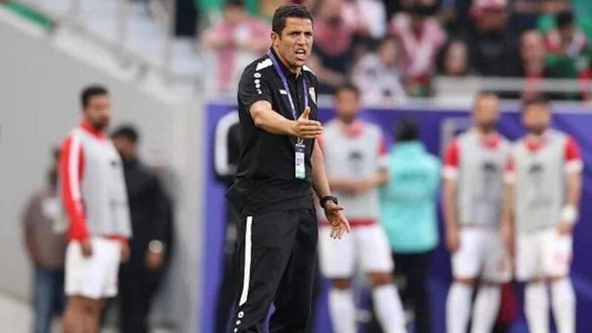 Houcine Ammouta, sélectionneur de la Jordanie.