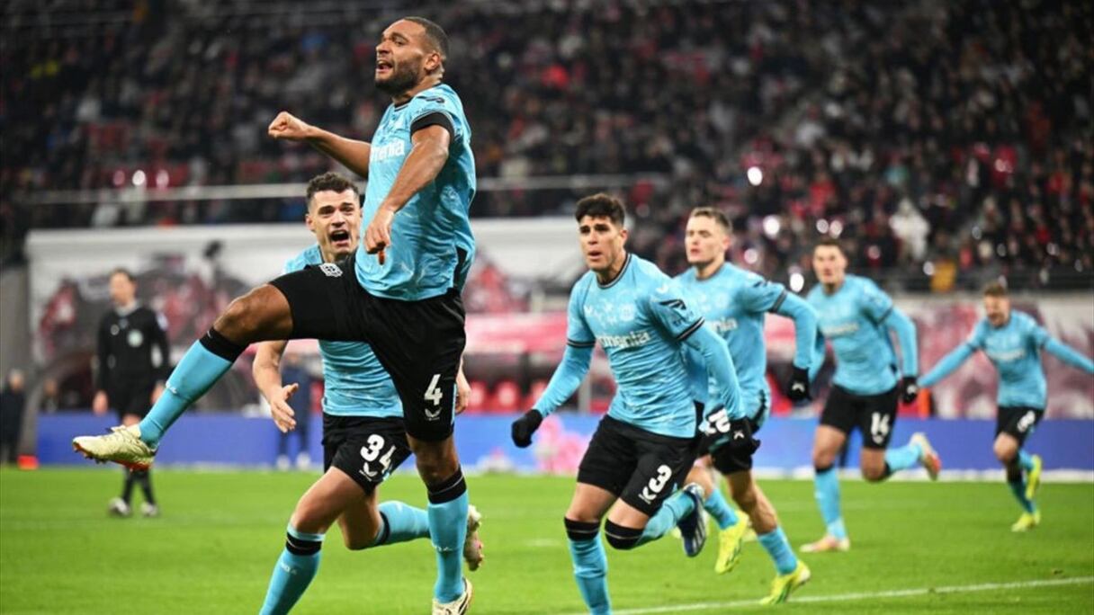 Les joueurs du Bayer Leverkusen.