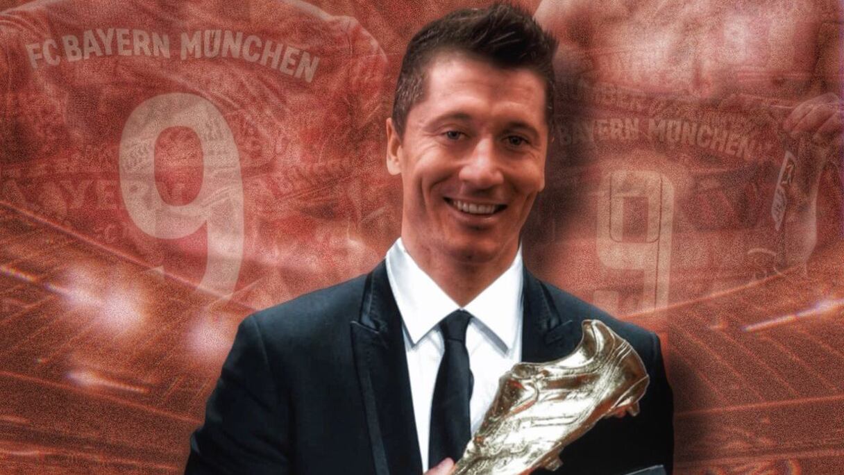 Robert Lewandowski, meilleur buteur des championnats européens.