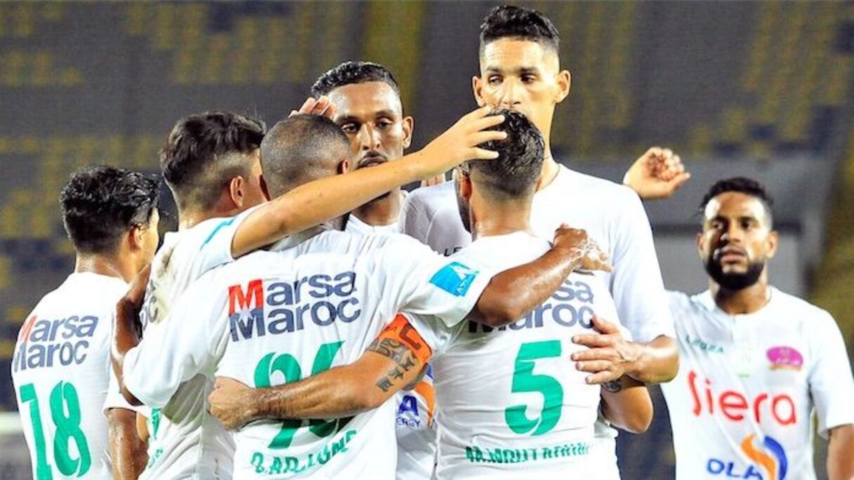 Les joueurs du Raja de Casablanca.
