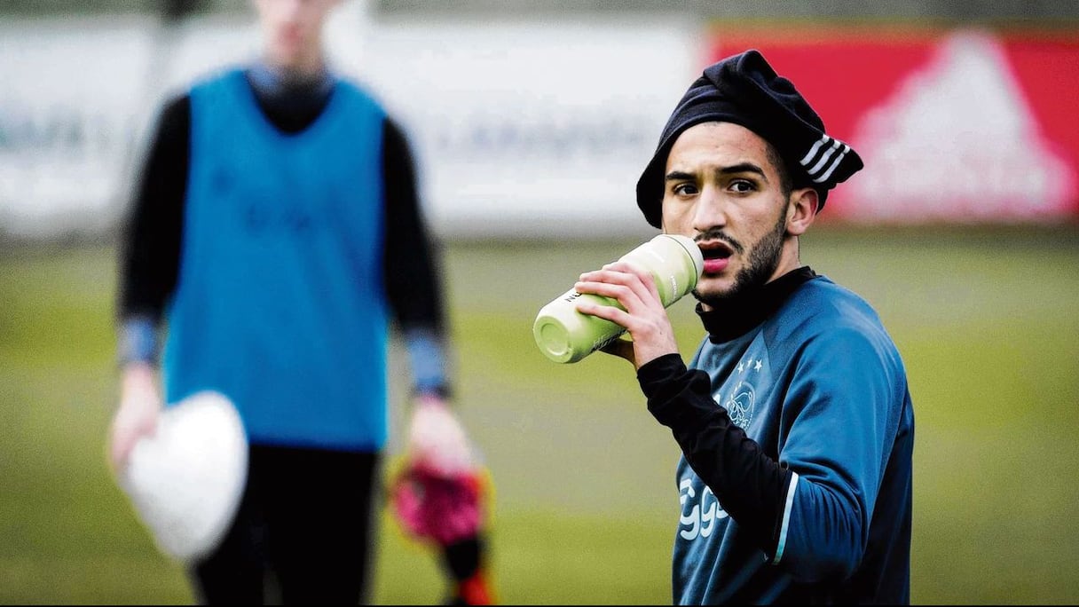 Hakim Ziyech à l'entraînement de l'Ajax