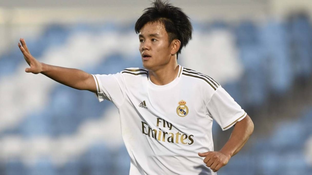 L'attaquant japonais du Real Madrid Takefusa Kubo