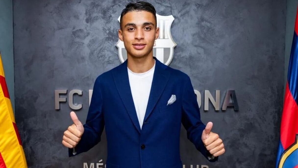 Kays Ruiz-Atil après la signature avec le Barça.