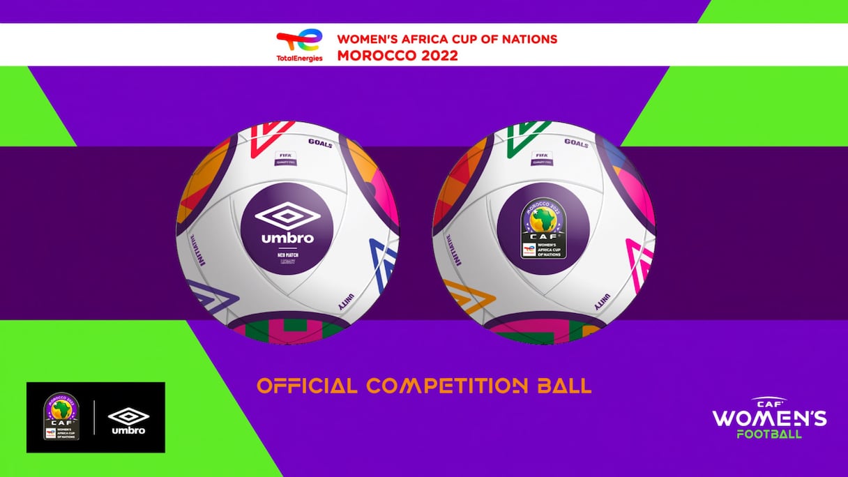 Ballon officiel de la CAN féminine Maroc-2022.