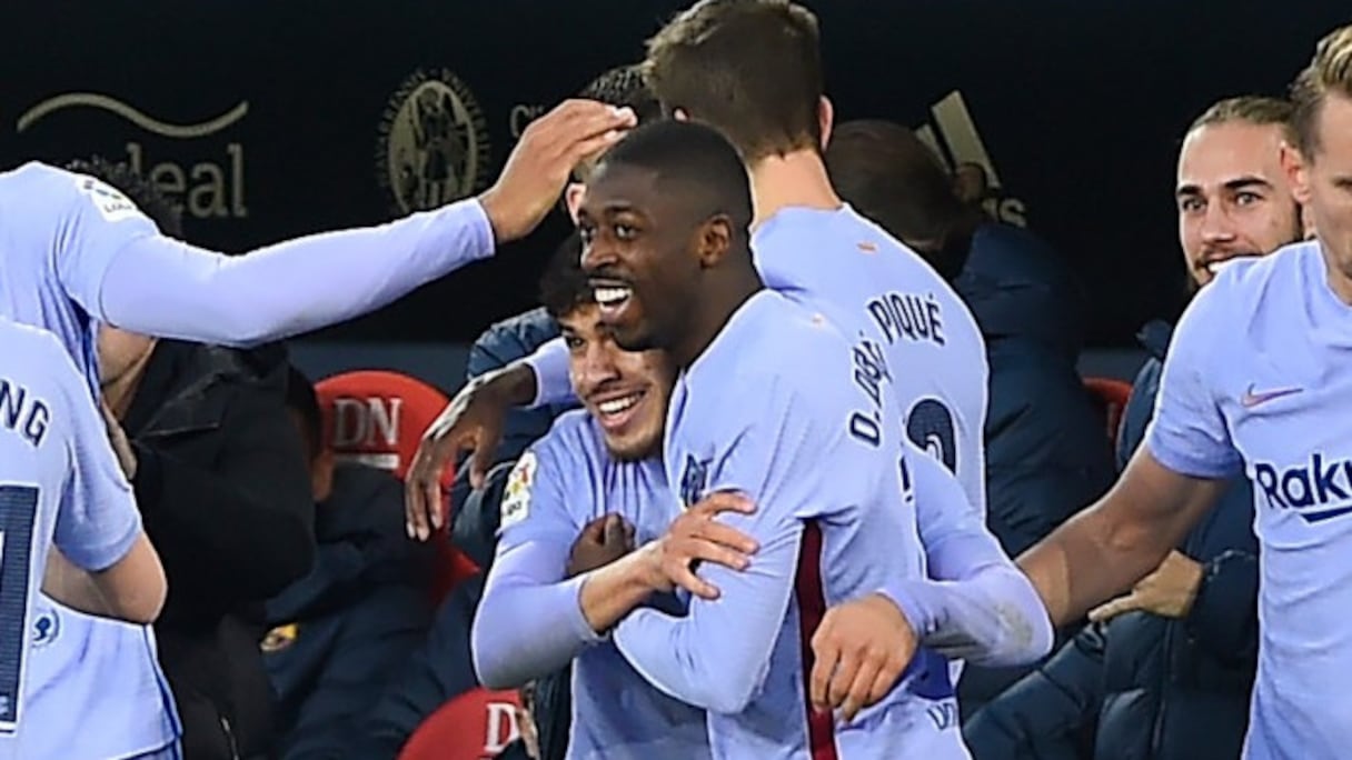 Abde Ezzalzouli et Ousmane Dembélé.