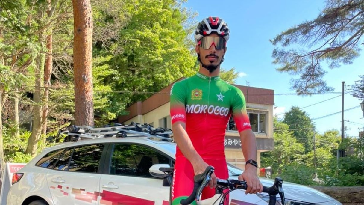 Le cycliste marocain Mohcine El Kouraji.