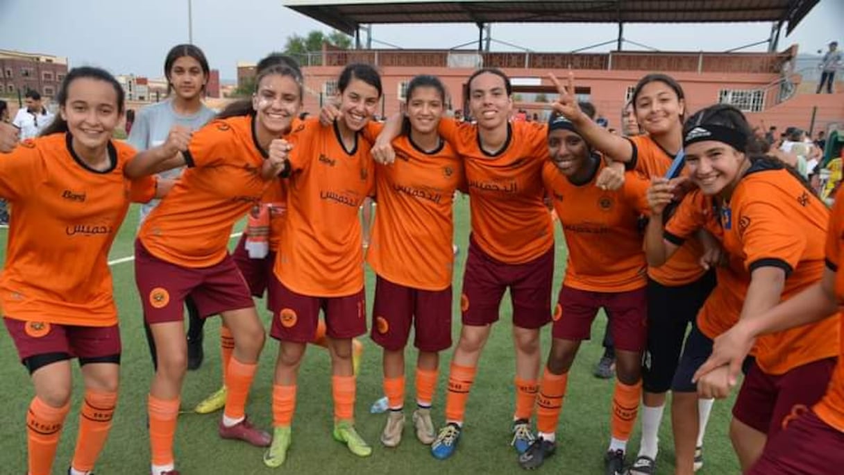 L'équipe féminine de la RS Berkane.