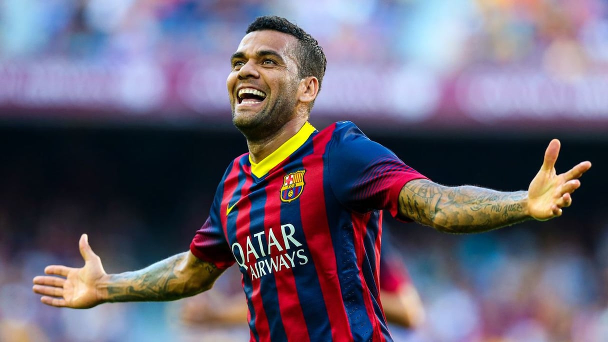 Dani Alves sous les couleurs du Barça.