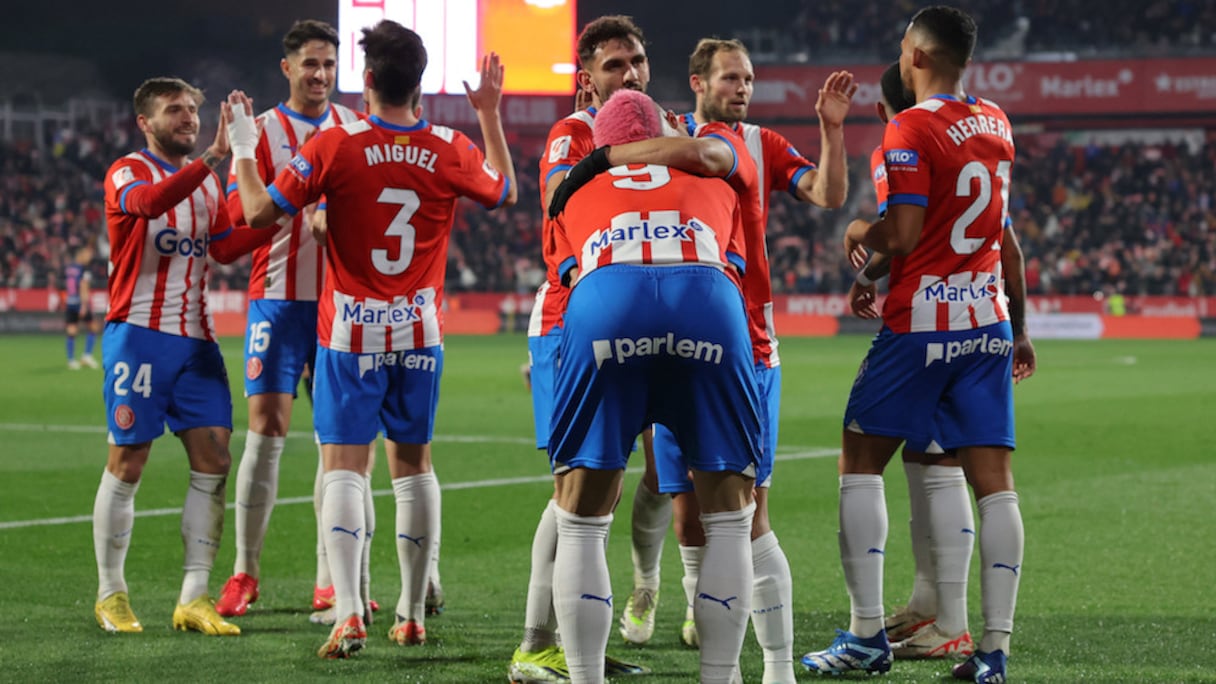 Les joueurs de Gérone.