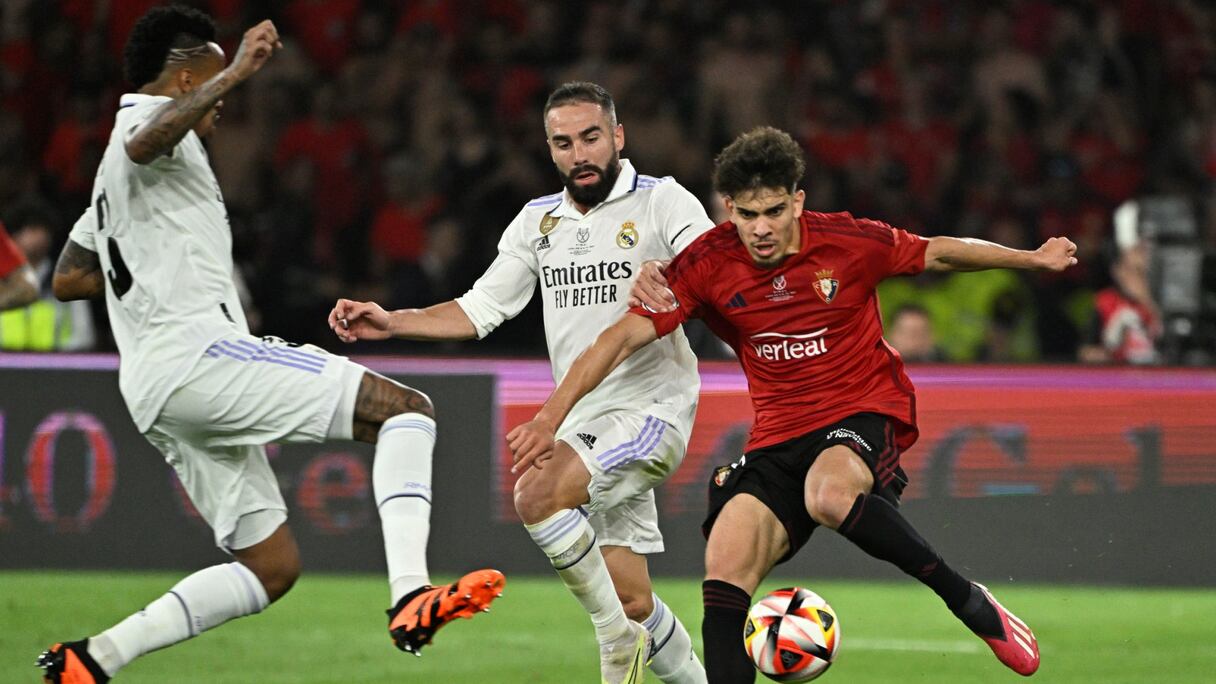 Abde Ezzalzouli face au Real Madrid.