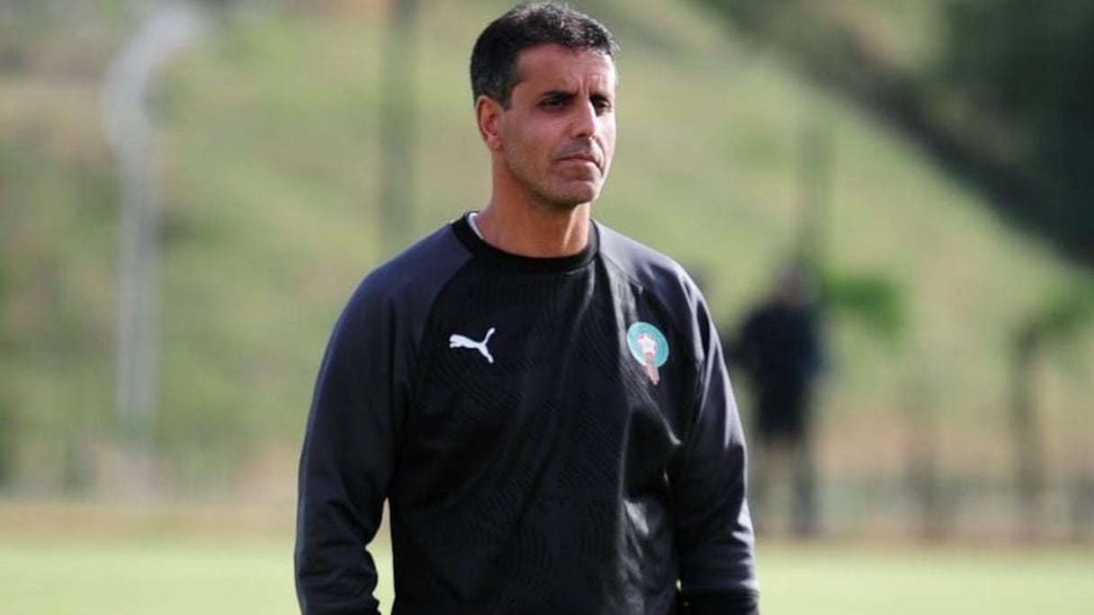 Saïd Chiba, entraineur de la sélection marocaine U18.