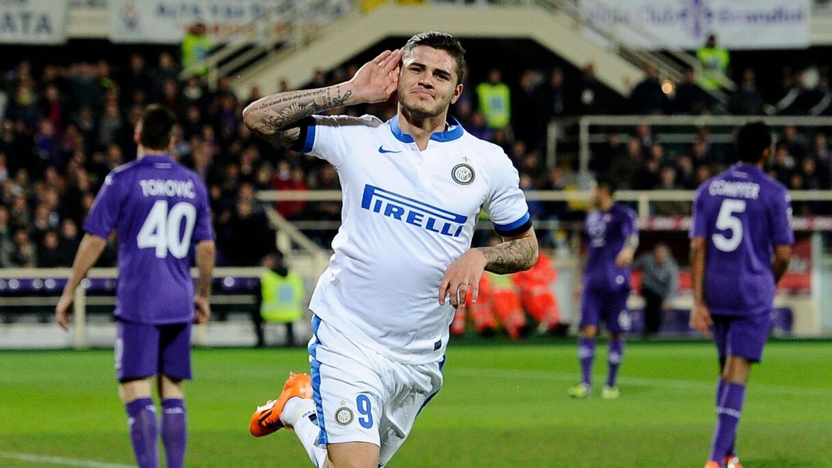 Mauro Icardi, capitaine de l'Inter de Milan et attaquant de l'équipe nationale de l'Argentine.