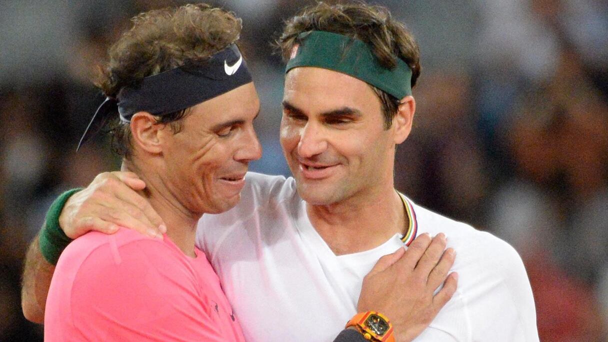 Rafael Nadal et Roger Federer.