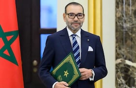 Le Roi Mohammed VI avant son discours à l'occasion de la fête du Trône, le 29 juillet 2025.