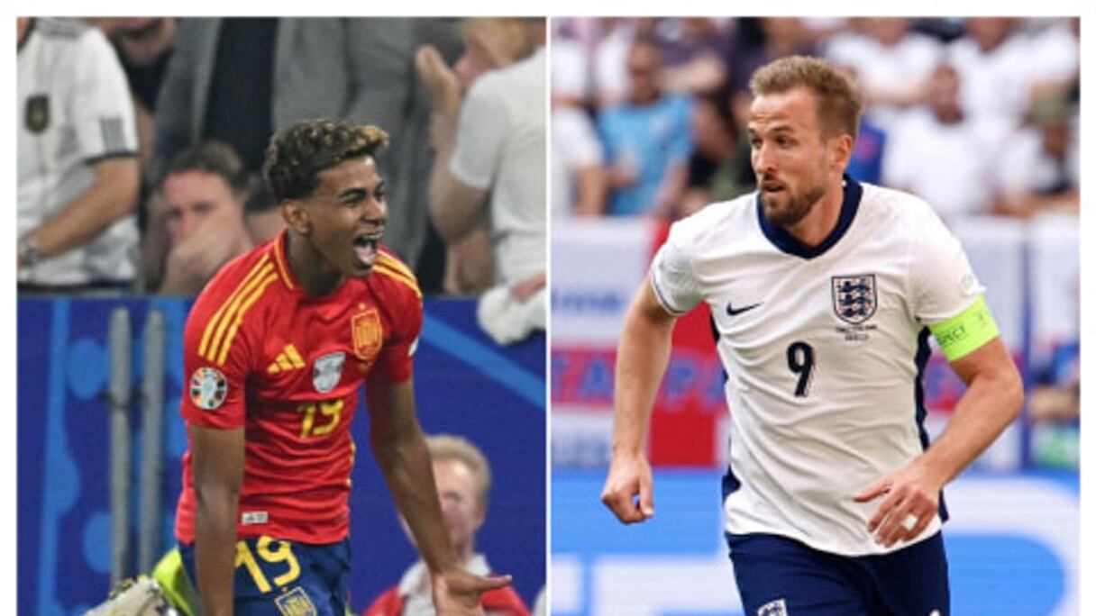 Lamine Yamal et Harry Kane.