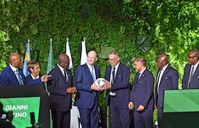 Fouzi Lekjaa, 1er vice président de la CAF, à la 47e assemblée générale ordinaire de la CAF.