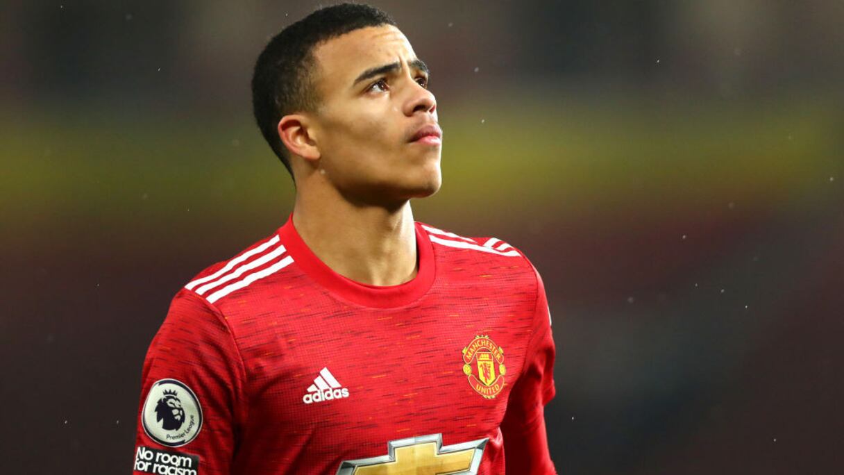 Mason Greenwood, l'attaquant anglais de Manchester United.