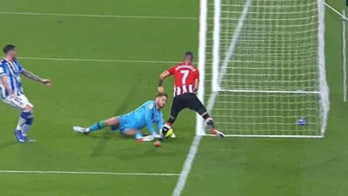 Une phase du match Real Sociedad-Athletic Bilbao, le samedi 14 janvier 2023.