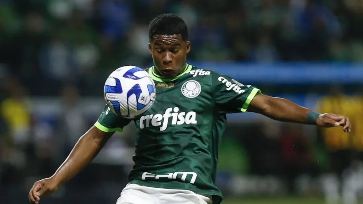 Le jeune attaquant brésilien Endrick.