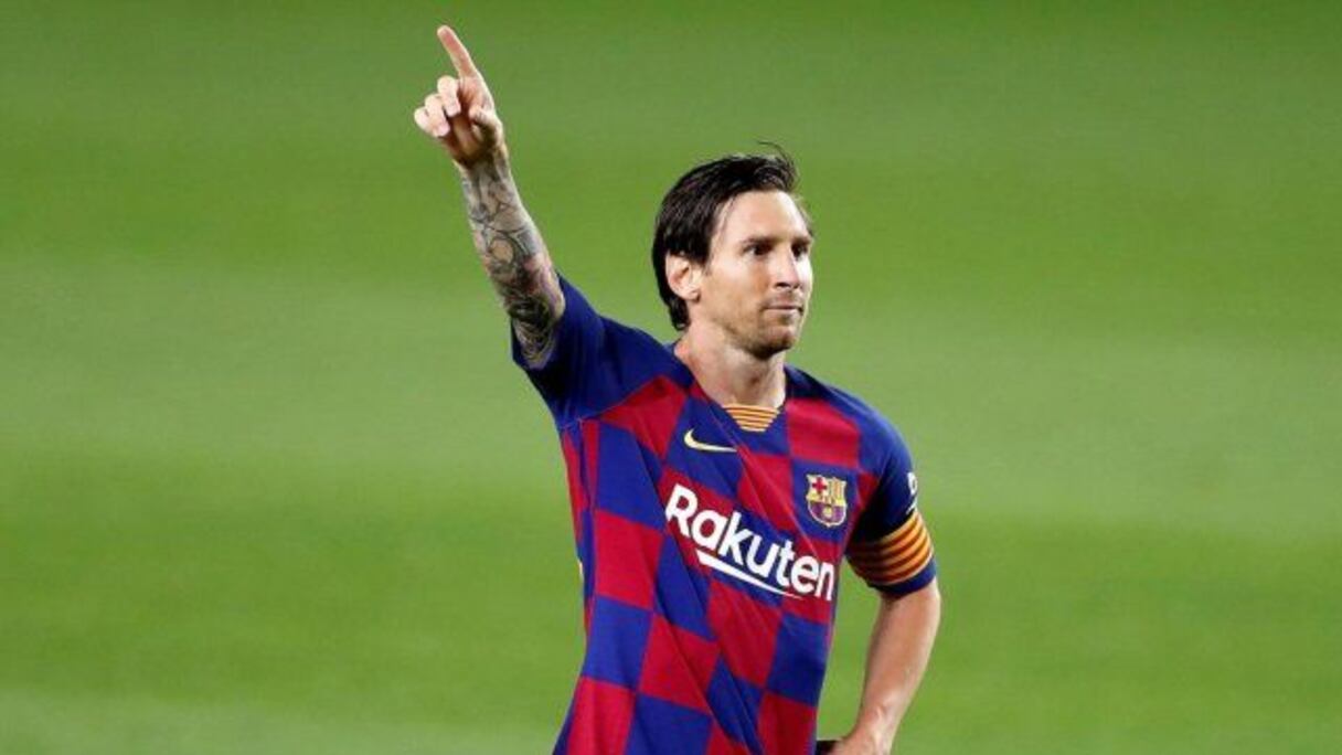 Lionel Messi, capitaine du FC Barcelone.