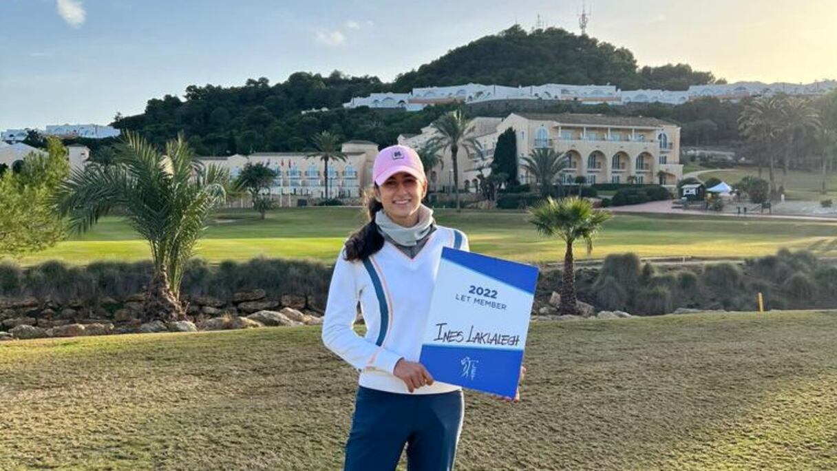 La golfeuse marocaine Inès Laklalech.