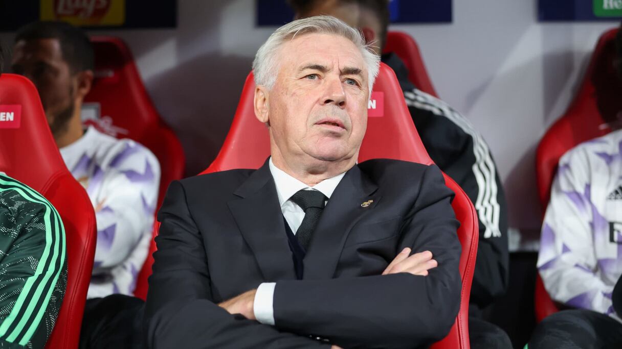 Carlo Ancelotti, entraineur du Real Madrid