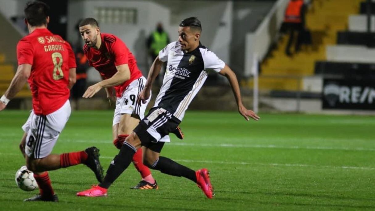 Amine Oudrhiri, joueur marocain du Sporting Club de Farense en D1 portugaise.