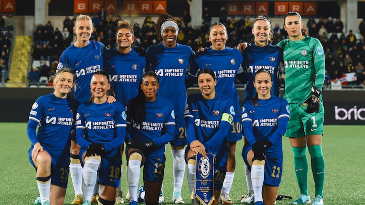 L'équipe féminine de Chelsea.
