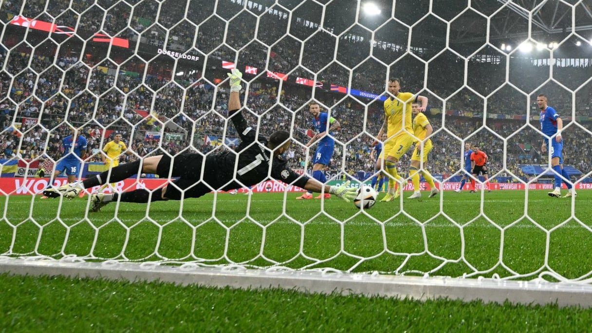 Ukraine-Slovaquie, match de la 2e journée de l'Euro 2024 disputé le 21 juin.