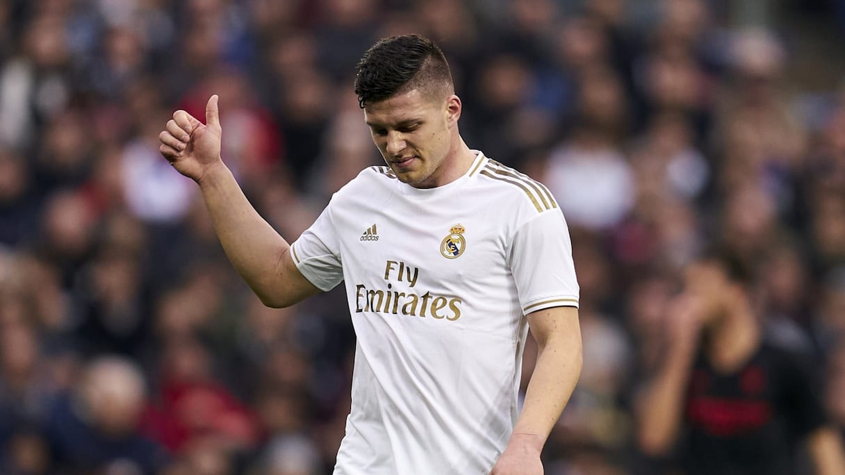 Le jeune attaquant du Real Madrid, Luka Jovic.