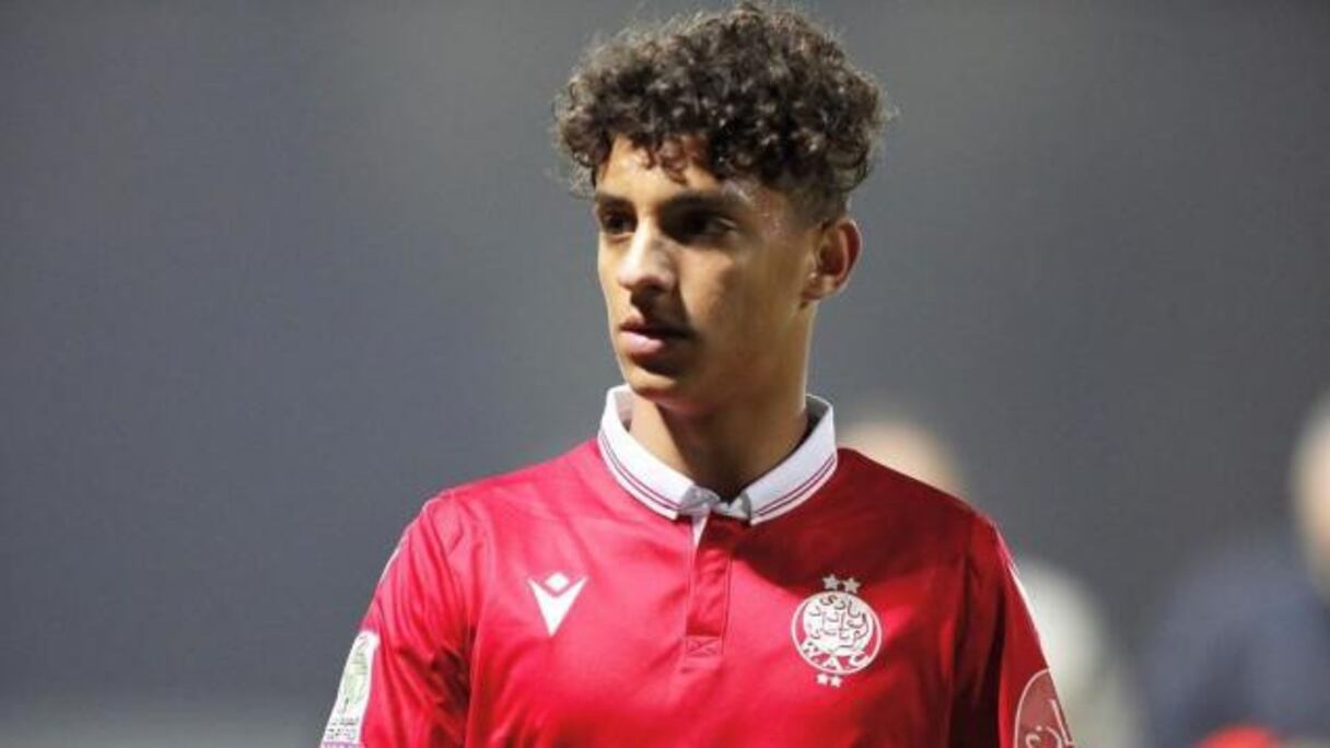 Abdellah Haimoud, milieu de terrain du Wydad de Casablanca.