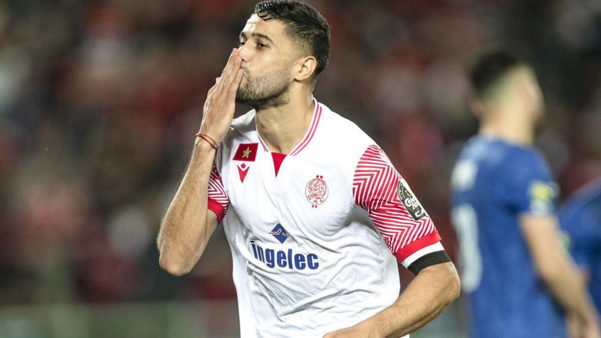 Yahya Jabrane sous les couleurs du Wydad de Casablanca.