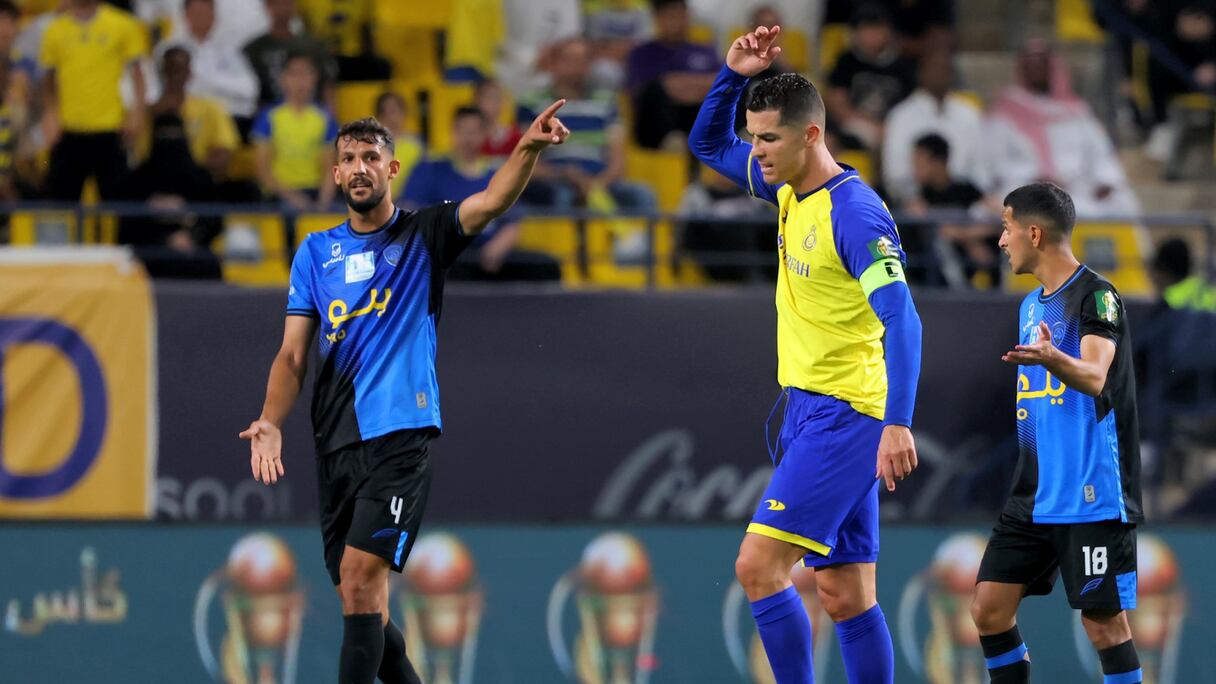Cristiano Ronaldo, attaquant d'Al Nassr (Arabie saoudite).