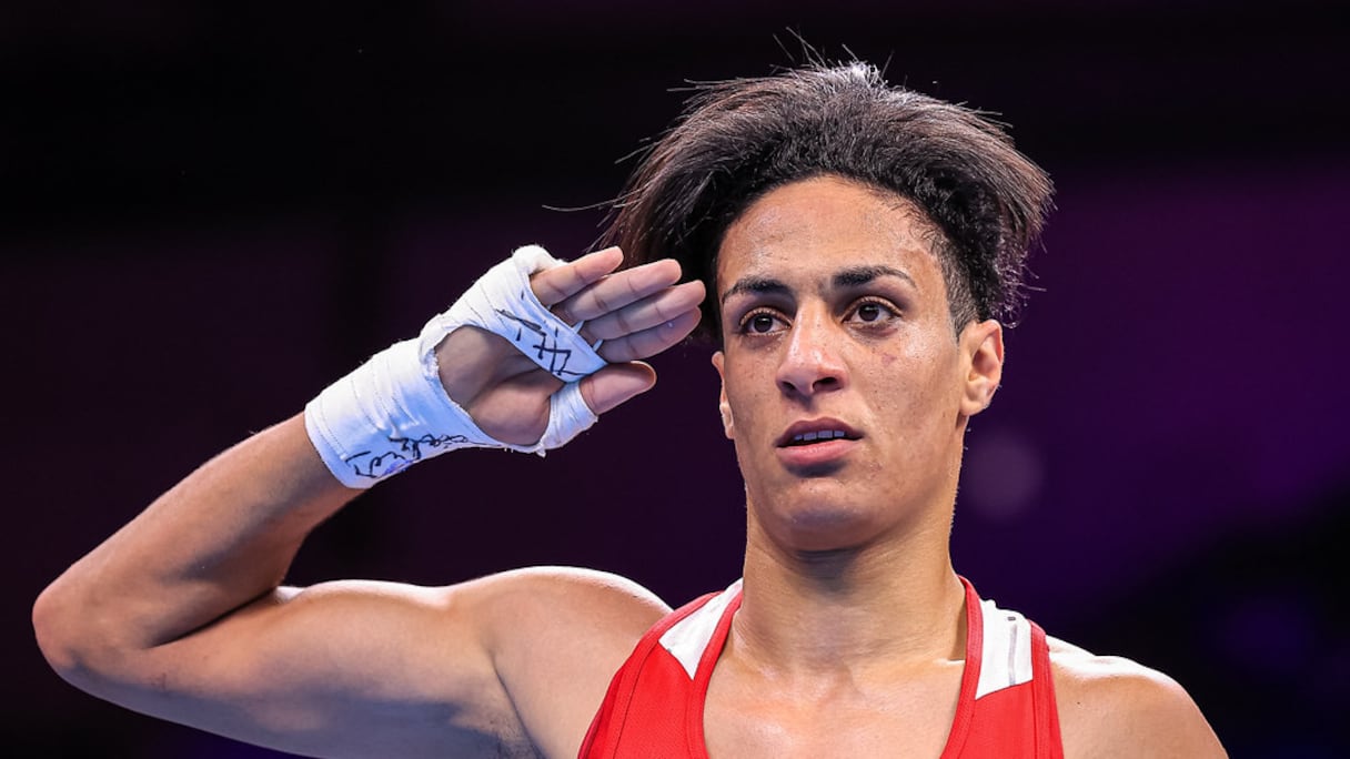 La boxeuse algérienne Imane Khelif.