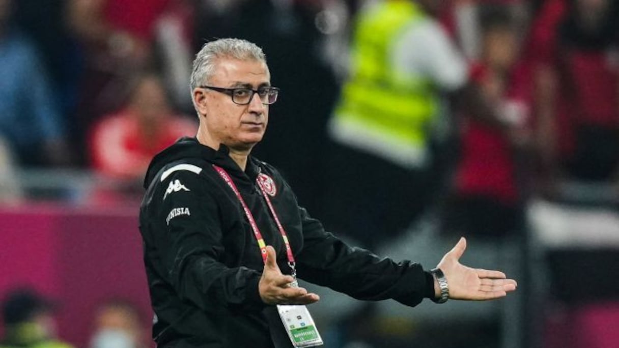 Mondher Kebaier, sélectionneur de la Tunisie.